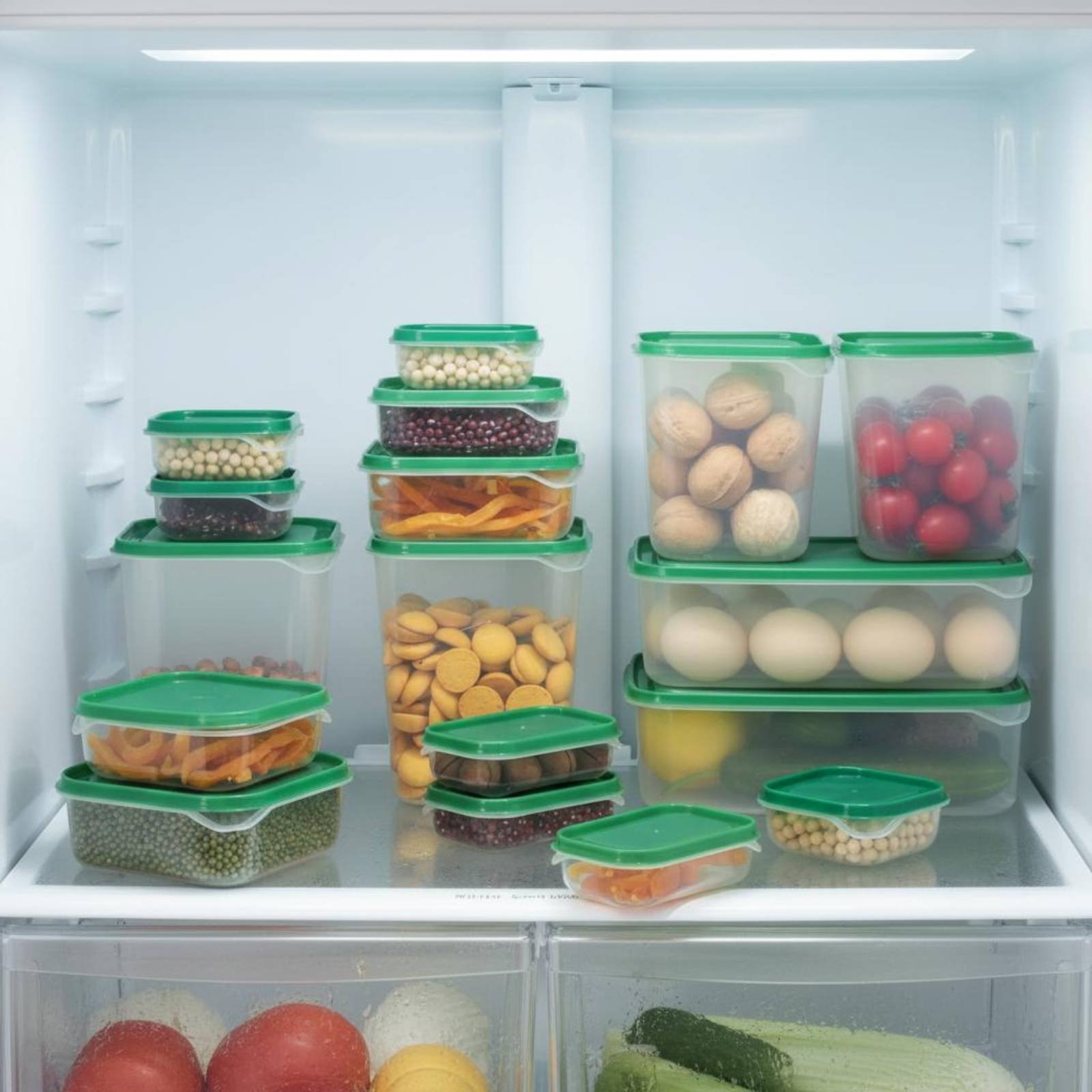 Food Storage Lid - 17 Buah Set Kotak Penyimpanan Kulkas
