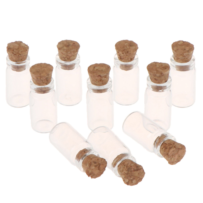 Food Storage Lid - 10 Buah 1:12 Model Toples Kaca