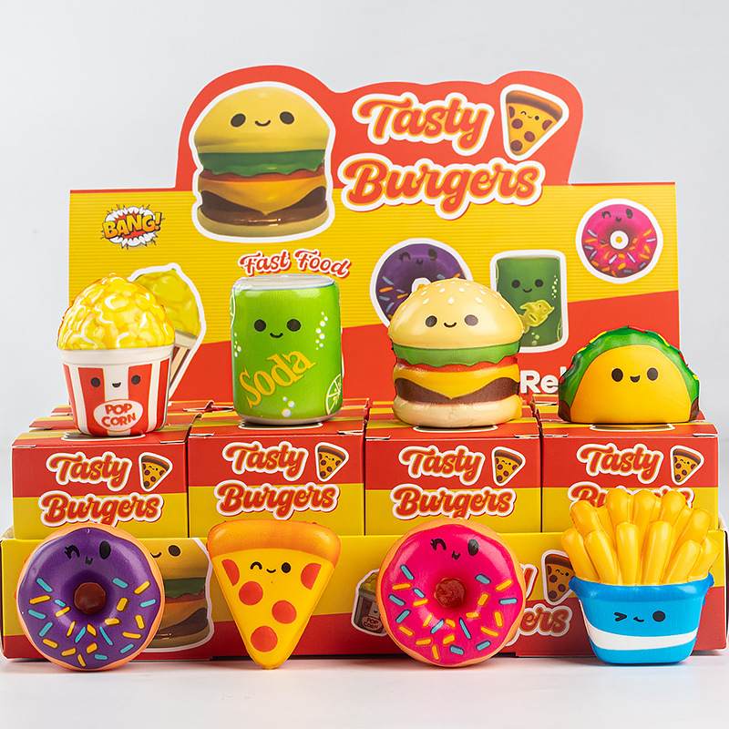 Set Food Storage - 12pcs Set Mainan Fidget Squeeze Penghilang