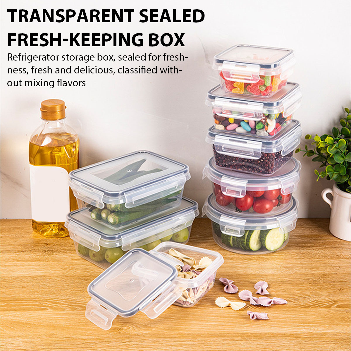 Set Food Storage - 24Pcs/set Kotak Penyimpanan Makanan Set Wadah