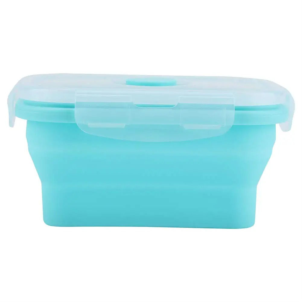 Food Storage Drawer Organizer - 4 Ukuran Kontainer Makanan Silikon Dapat