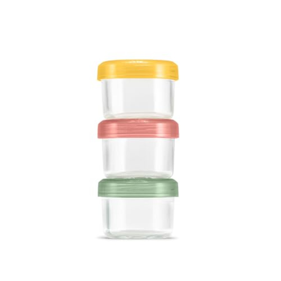 Food Storage Lid - Set Wadah Makanan Kaca Anti Bocor