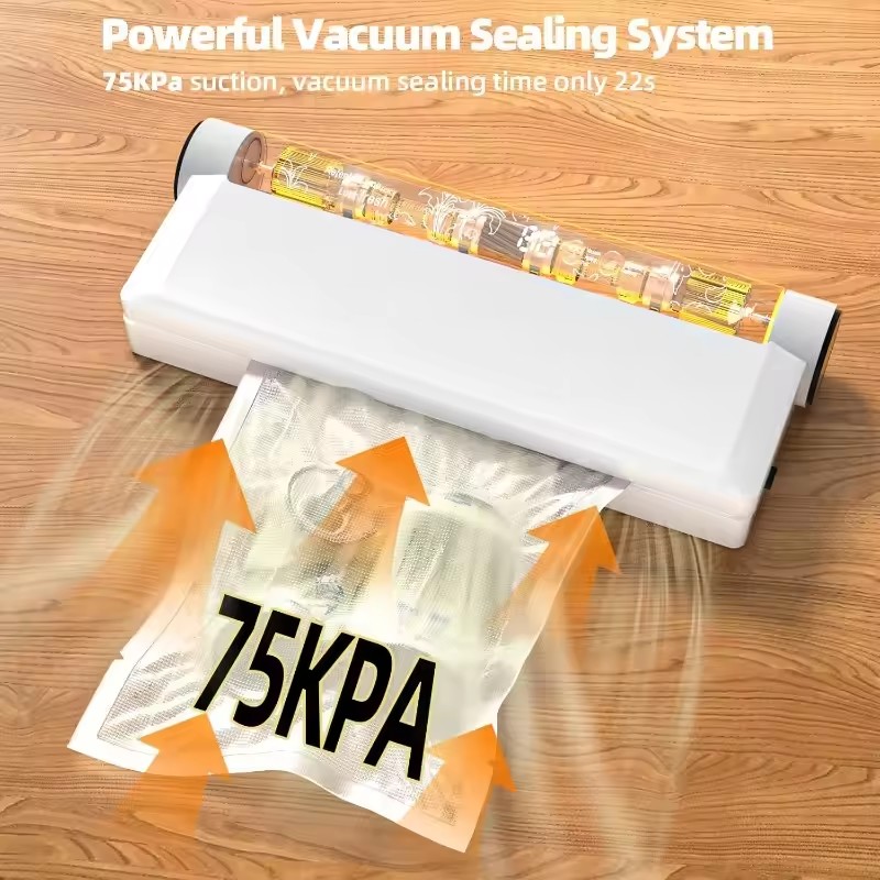 Food Storage Vacuum Bags - Mesin Vacuum Sealer Penyimpanan Makanan 75KPA