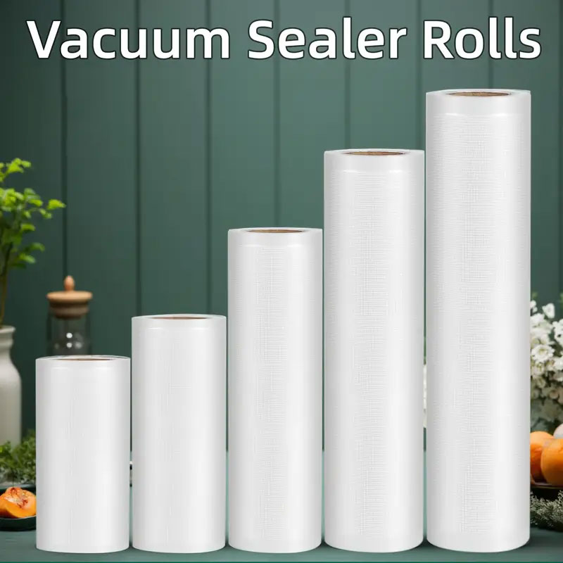 Food Storage Vacuum Bags - Kantong Vakum 500CM Gulungan Desain Jaring