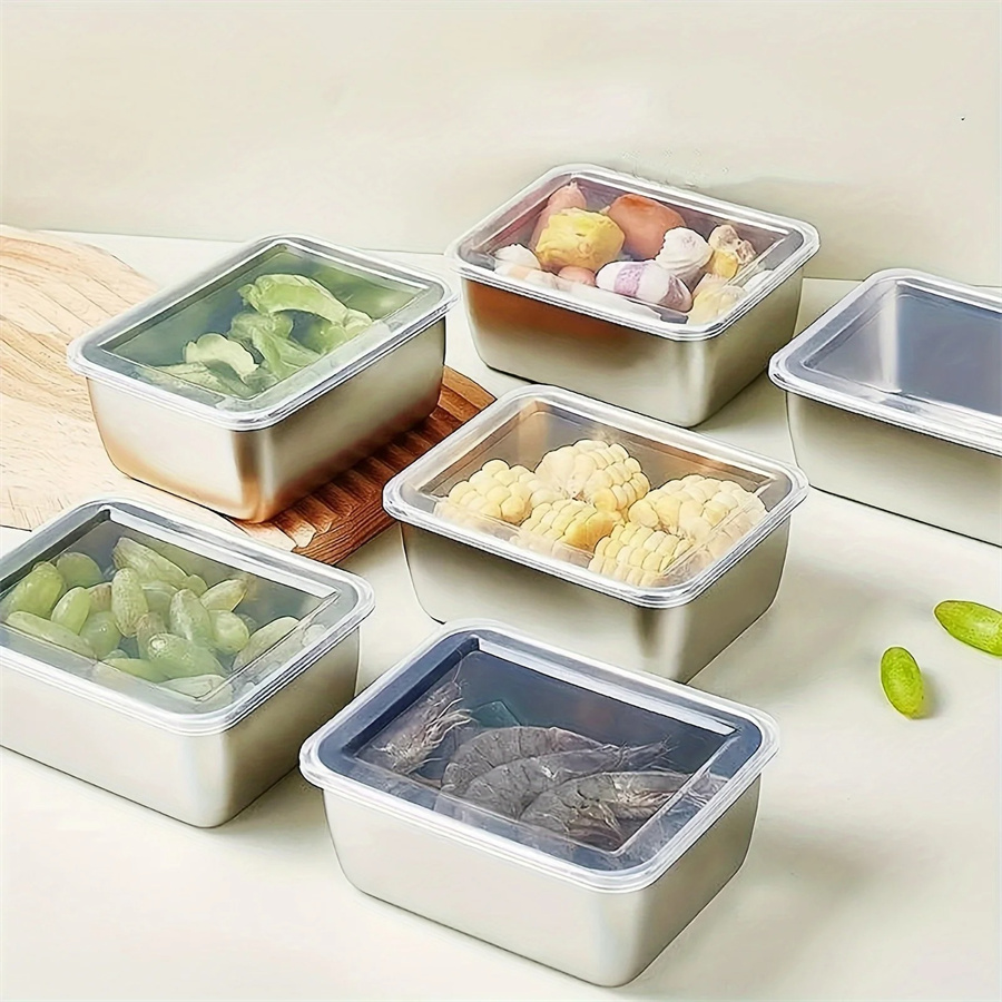 Food Storage Ideas - Kotak penyimpanan makanan Stainless Steel, piring
