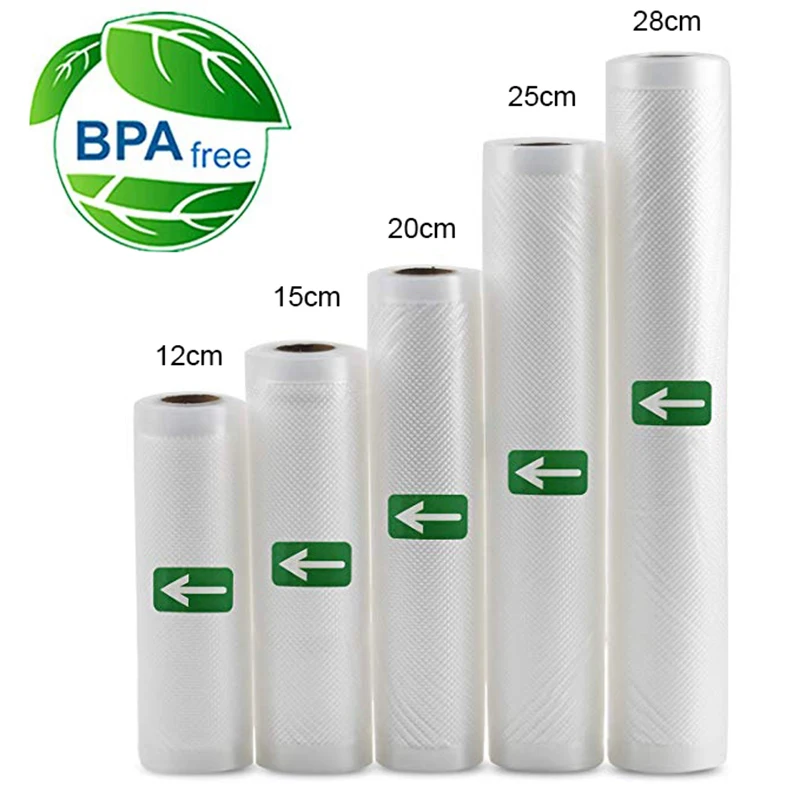 Food Storage Vacuum Bags - Sous Vide tas gulung, untuk mesin