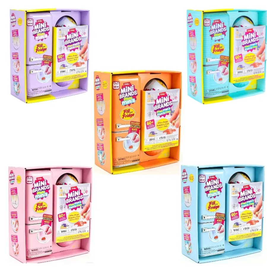 Set Food Storage - Koleksi Mainan Blind Box Seri ZURU