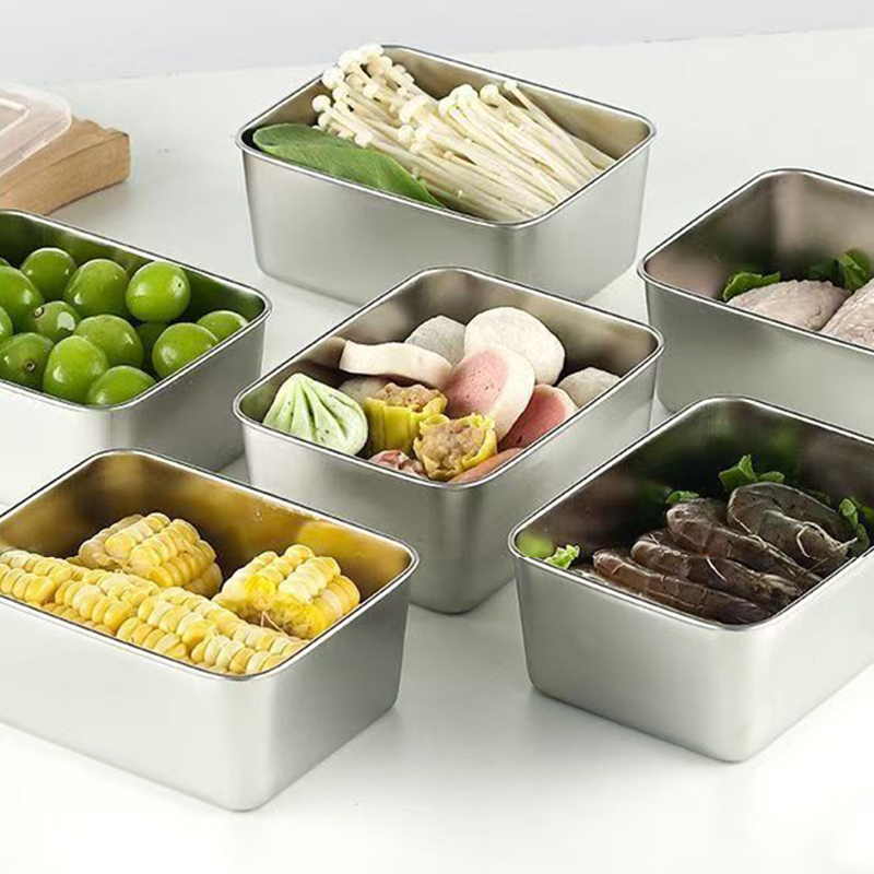Set Food Storage - Set Wadah Penyimpanan Makanan Stainless Steel