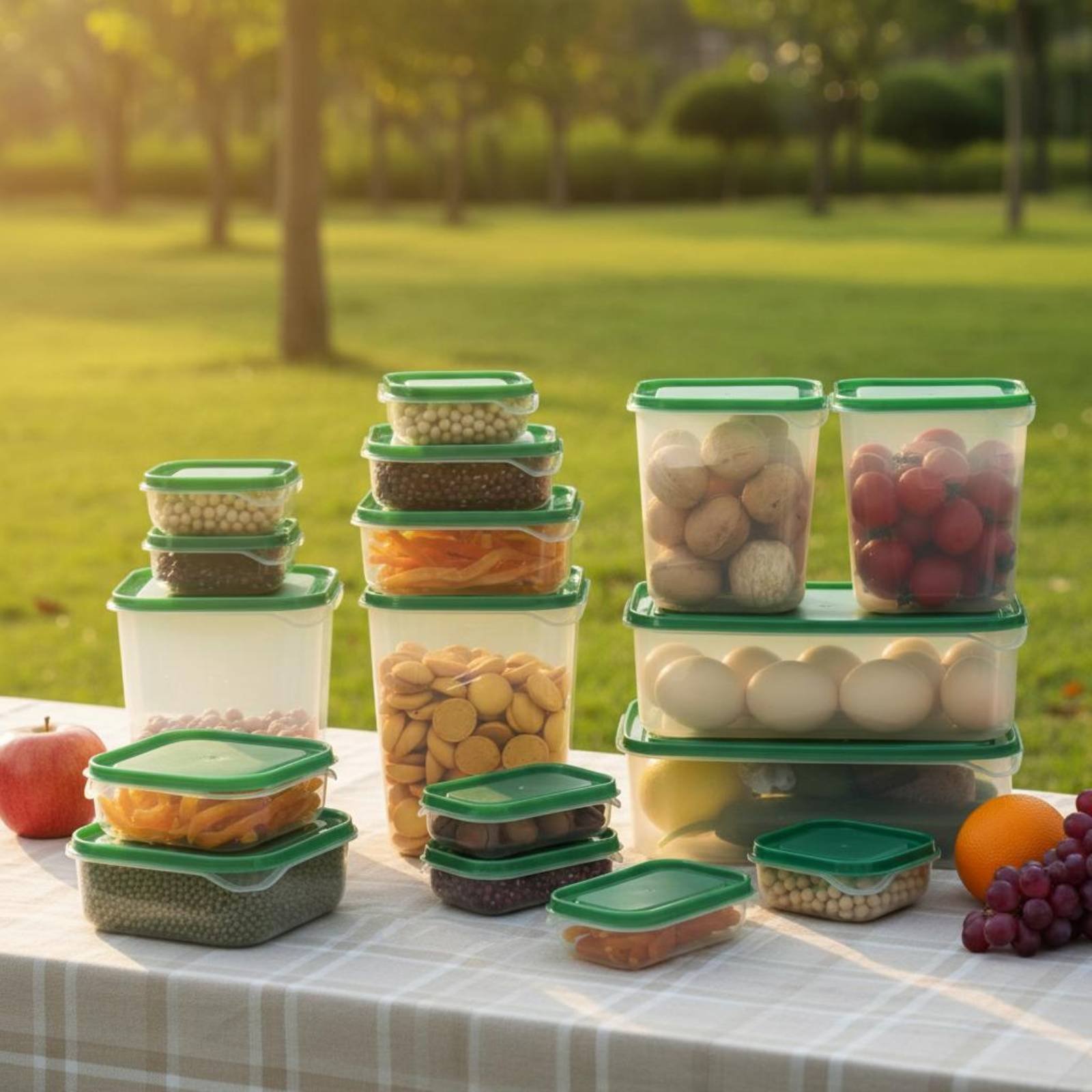 17 Buah Set Kotak Penyimpanan  - Food Storage Lid ulasan dan harga