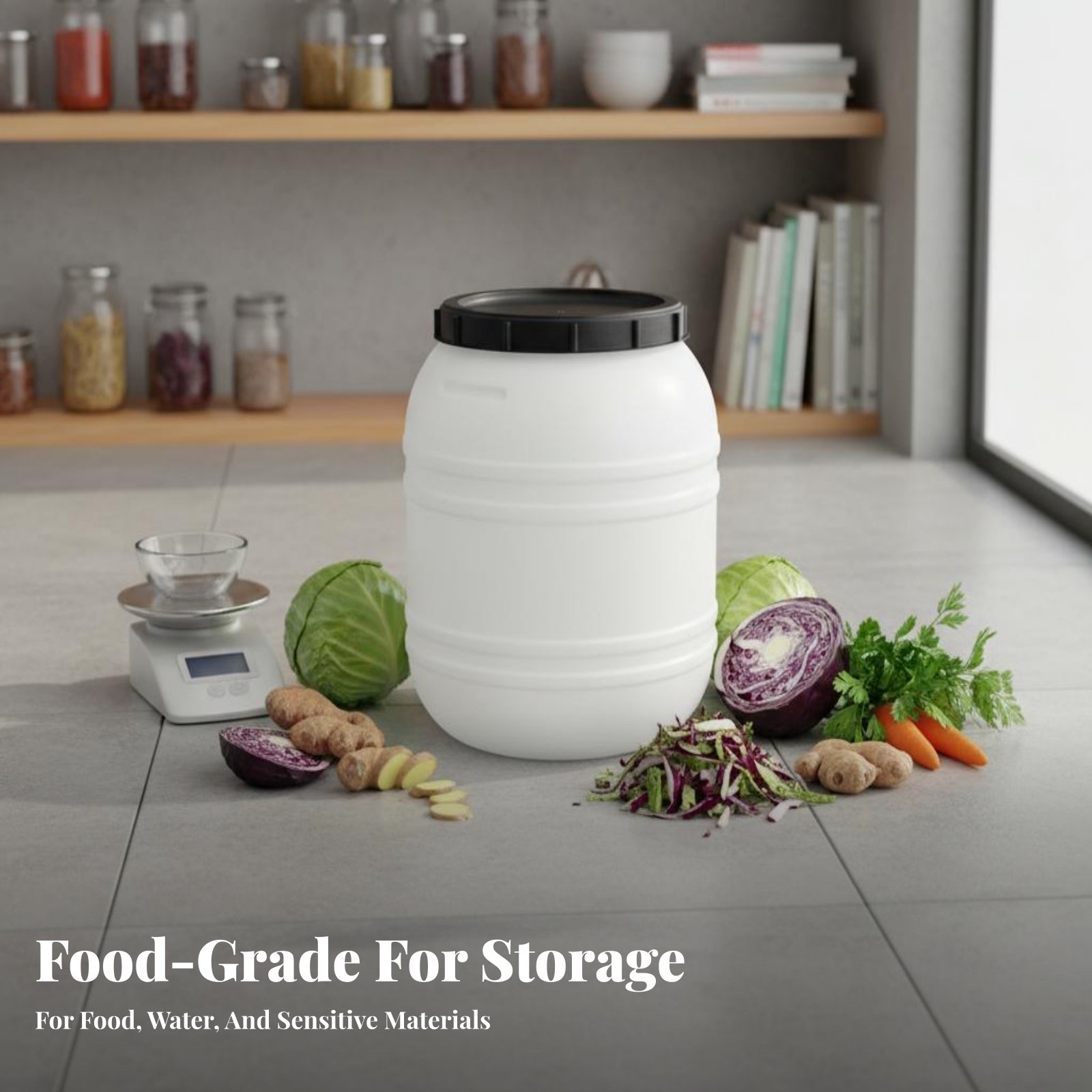 Tutup Kedap Udara untuk Tong P - Food Storage Lid ulasan dan harga