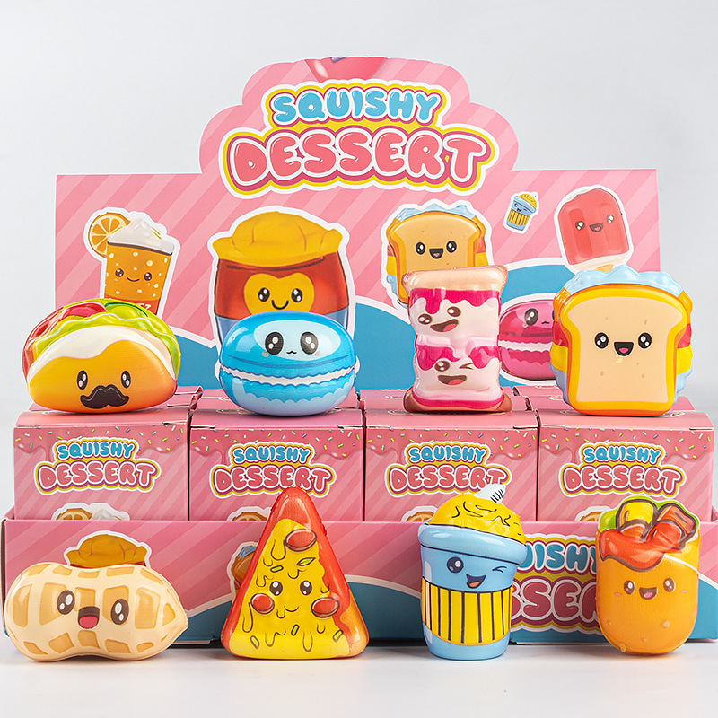12pcs Set Mainan Fidget Squeez - Set Food Storage ulasan dan harga