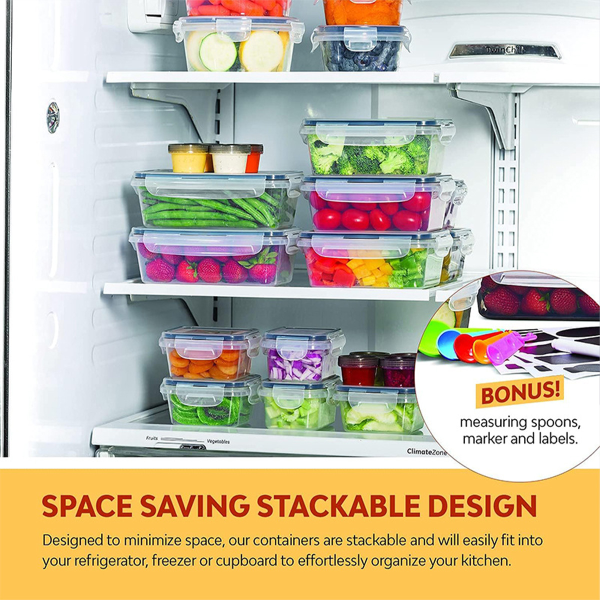 24Pcs/set Kotak Penyimpanan Ma - Set Food Storage ulasan dan harga