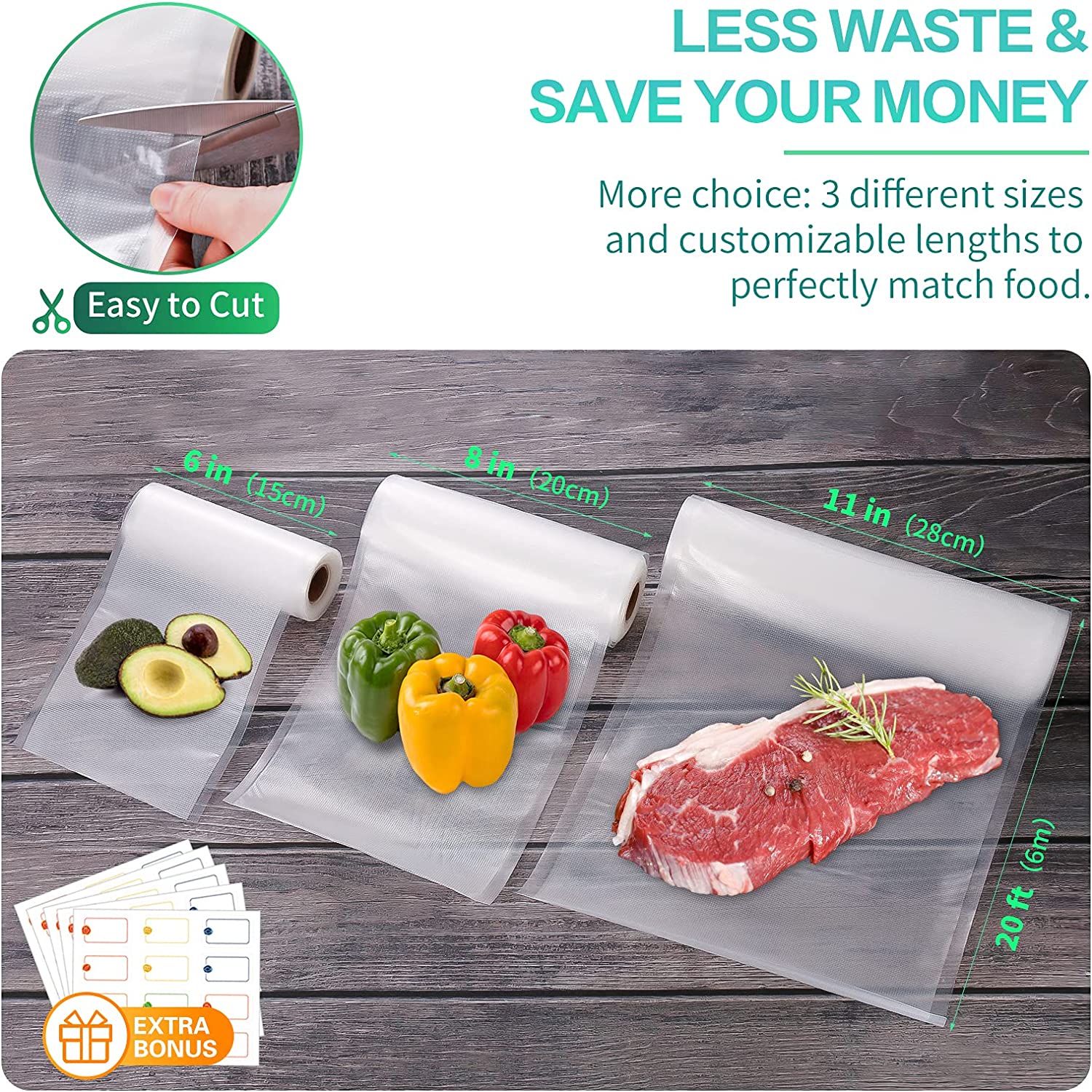 Kantong Dapur Untuk Vakum Maka - Food Storage Vacuum Bags ulasan dan harga