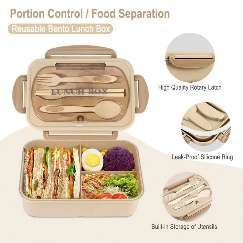 3 Buah/1 Buah Kotak Bento Kota - Food Storage Drawer Organizer ulasan dan harga
