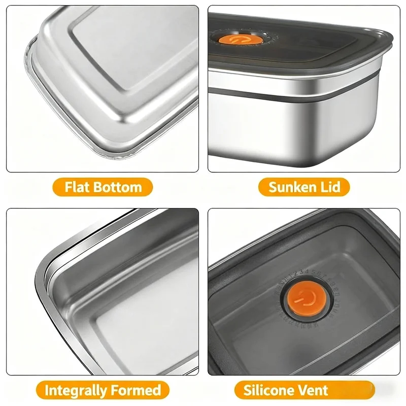 Kotak Bento Tahan Bocor Berkap - Food Storage Freezer Containers ulasan dan harga