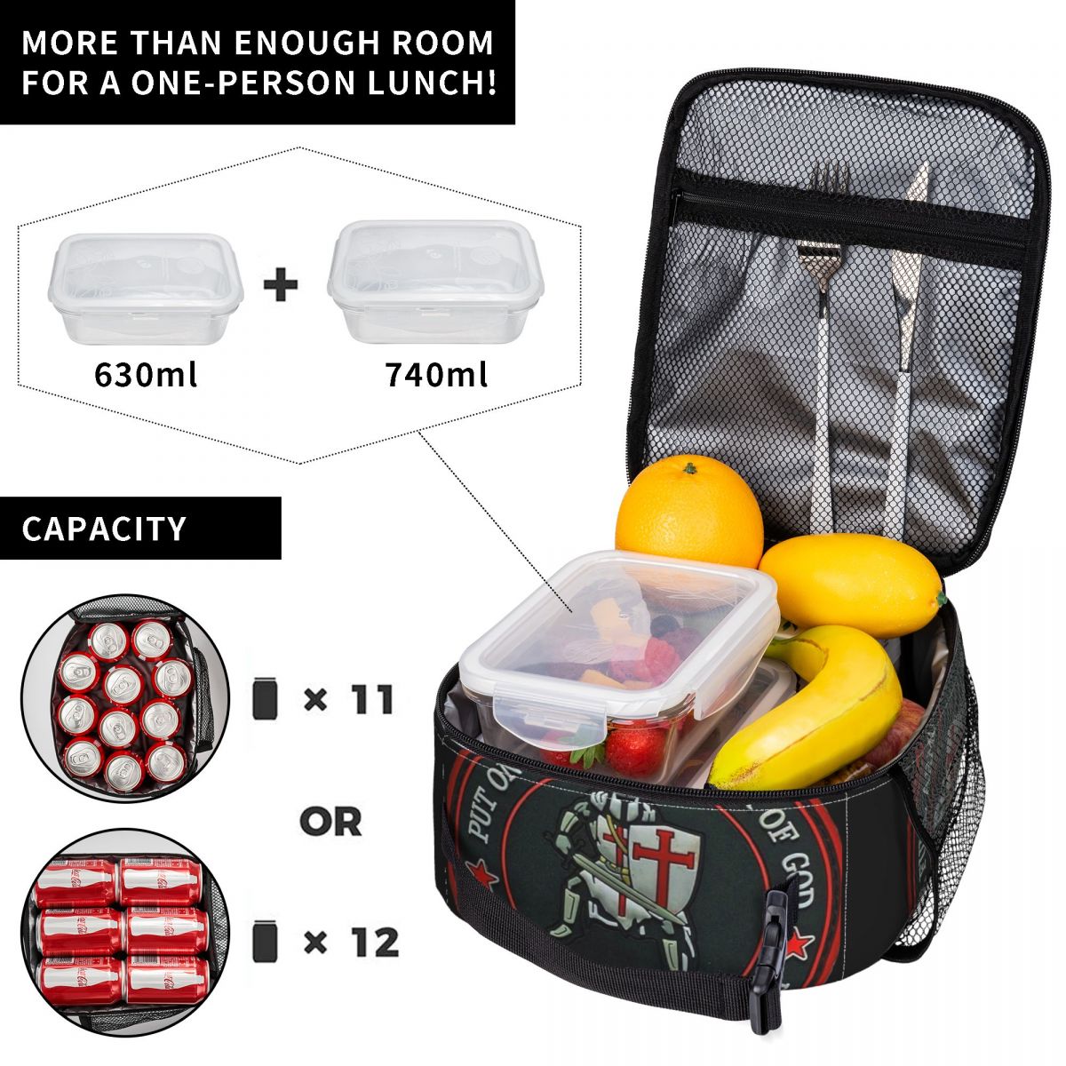 Tas Makan Siang Terisolasi Sim - Food Storage Medieval ulasan dan harga