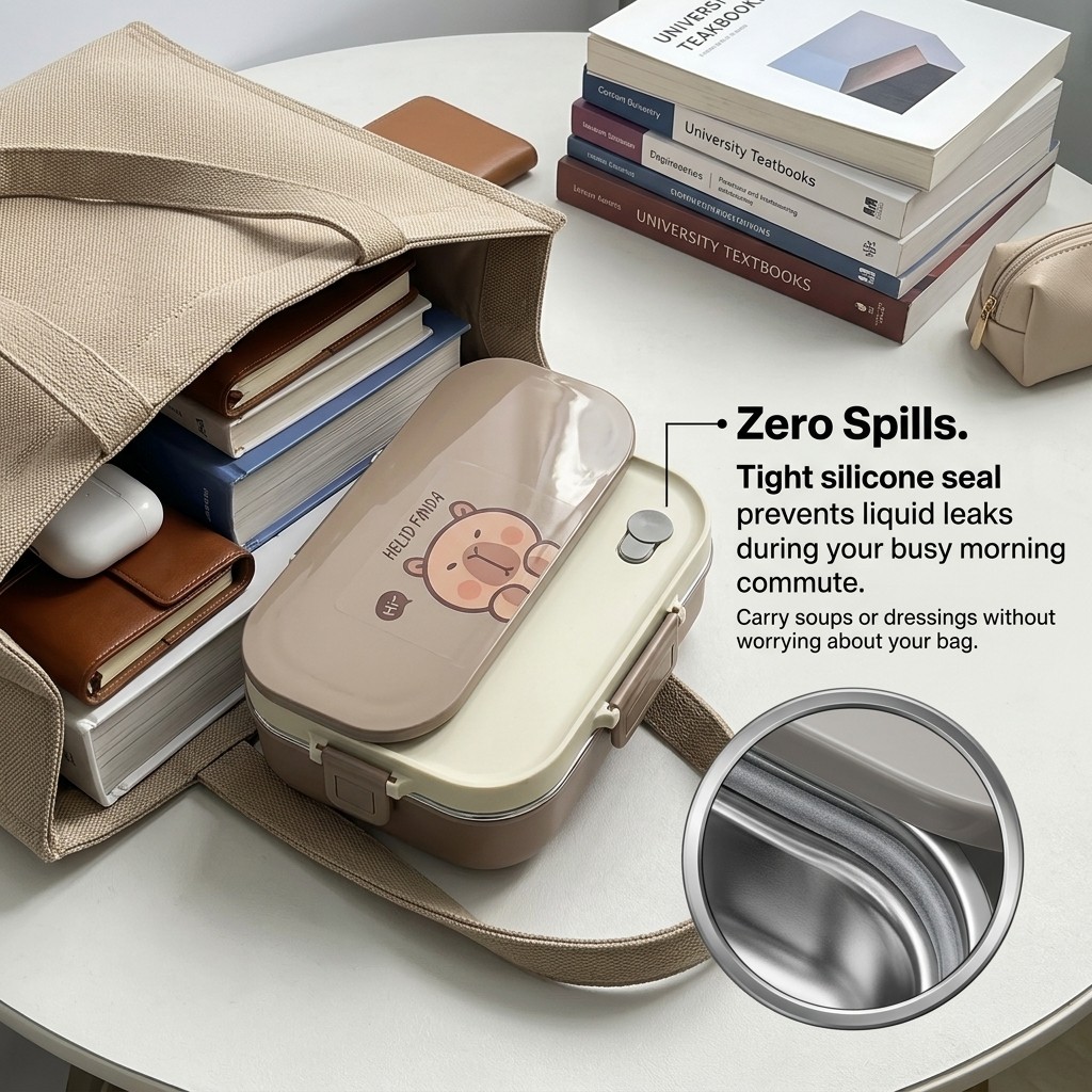 Set Kotak Makan Siang Bento St - Food Storage Drawer Organizer ulasan dan harga