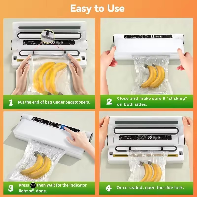 Mesin Vacuum Sealer Penyimpana - Food Storage Vacuum Bags ulasan dan harga