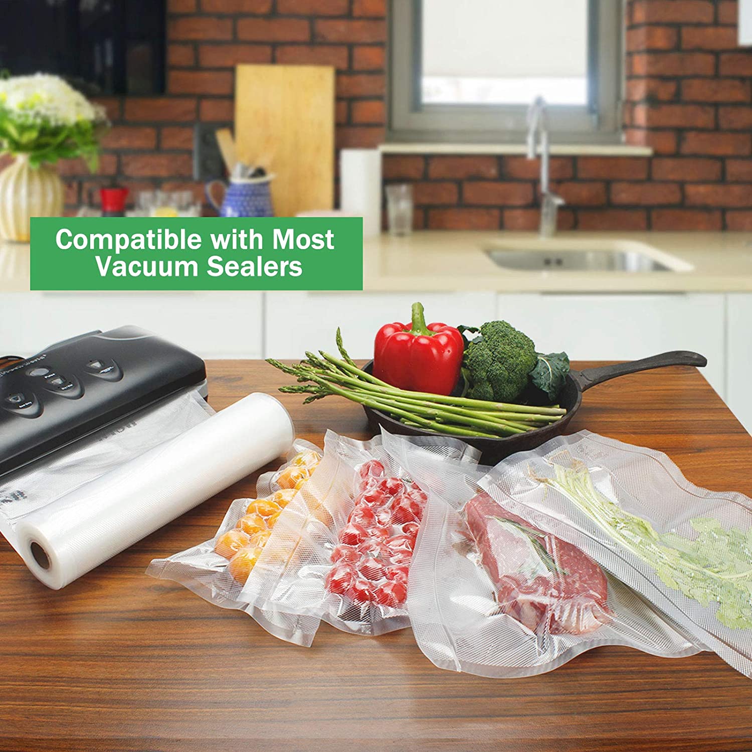 Tas vakum untuk tas penyimpana - Food Storage Vacuum Bags ulasan dan harga