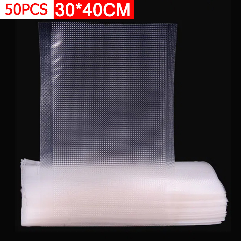 50PCS Kantong Vakum Bertekstur - Food Storage Vacuum Bags ulasan dan harga