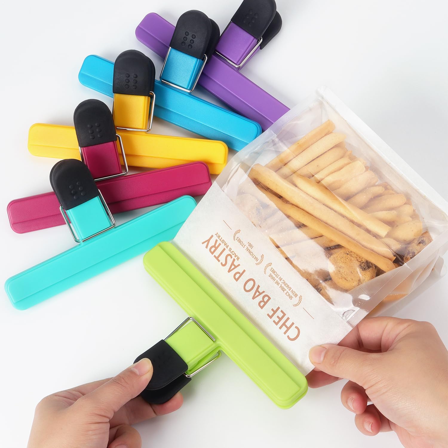 3-12 Buah Klip Penyegel Serbag - Food Storage Drawer Organizer ulasan dan harga