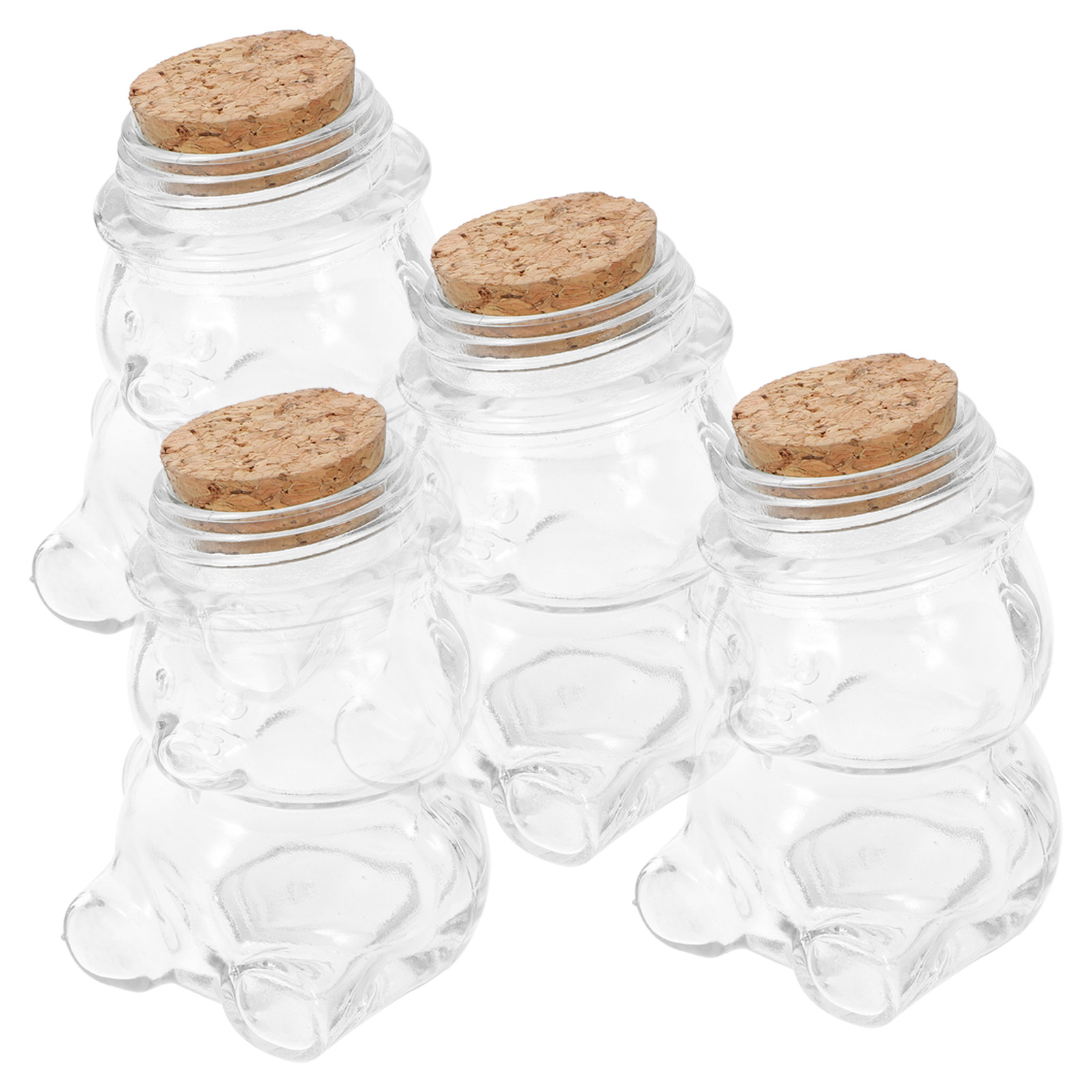 4 Buah Set Toples Permen Kaca  - Set Food Storage ulasan dan harga