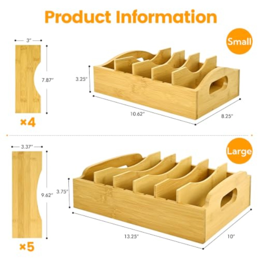 2 Paket Organizer Tutup Wadah  - Food Storage Lid ulasan dan harga