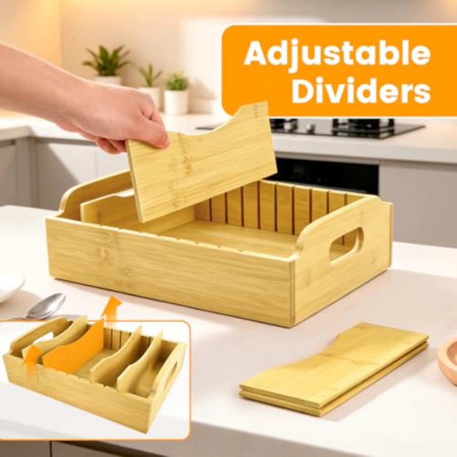 2 Paket Organizer Tutup Wadah  - Food Storage Lid ulasan dan harga