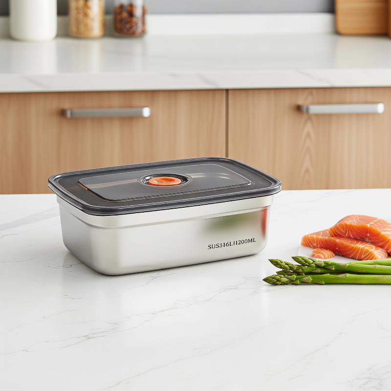 Kotak Makan Tahan Karat Berseg - Food Storage Freezer Containers ulasan dan harga