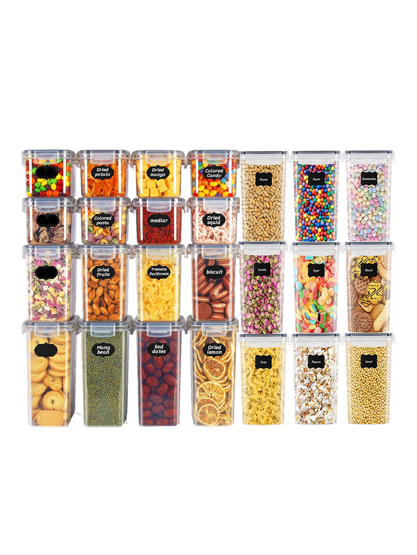 48pcs, Wadah Penyimpanan Makan - Food Storage Ideas ulasan dan harga