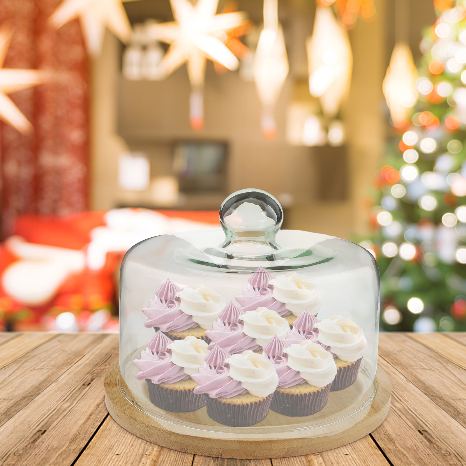 1Set Tutup Kaca Pelindung Kue, - Food Storage Home ulasan dan harga
